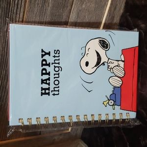 Peanuts Happy Thoughts journal NWT